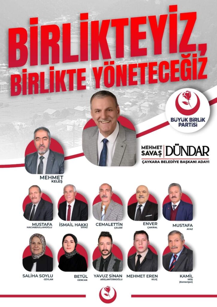 BBP Çaykara Belediyesi Meclis Adayları Netleşti 1