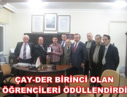 Çay-Der'den Başarılı Öğrencilere Ödül 1