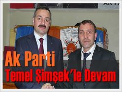 Ak Partide Temel şimşek İle Devam kararı 1