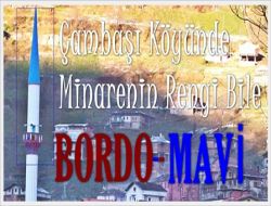 Çambaşında Bordo-Mavi Minare 1